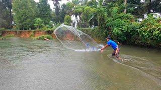 FORTUNE FOR FISHING NETS DURING HEAVY RAIN. SEE THE RESULTS.‼️ fishing nets