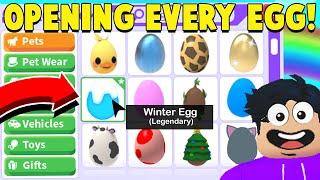 I Opened EVERY EGG Ever in Adopt Me GETTING DREAM PET