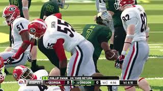 Georgia Bulldogs vs Oregon Ducks - NCAA Football 23 - 2022 Season  Week 1