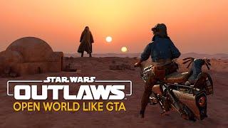 STAR WARS OUTLAWS Gameplay Demo  New Open World Game like GTA 6 coming in 2024
