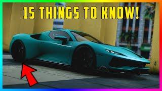 15 Things You NEED To Know Before You Buy The Grotti Itali RSX Sports Car In GTA 5 Online DLC