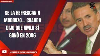 #LoMejorDeSinCensura SE LA REFRESCAN A MADRAZO… CUANDO DIJO QUE AMLO SÍ GANÓ EN 2006