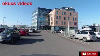 Driving Around Keflavik City Iceland 2021.