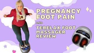 Using a Terelax Foot Massager for Pregnancy Foot Pain and Cramps TE8879S Review and How To Use