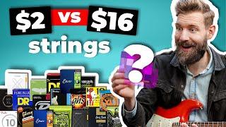 Do expensive strings sound better? The Ultimate String Test