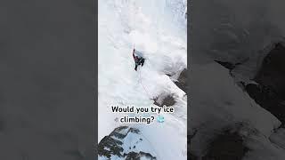 Would you?  #iceclimbing