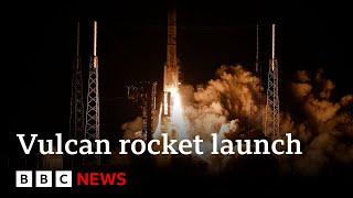 Vulcan rocket launches on Moon mission  BBC News