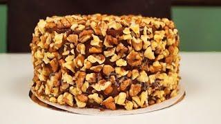 ЭТОТ ТОРТ УКРАСИТ ЛЮБОЙ СТОЛ. Карамельный торт с грецким орехом  Walnut cake