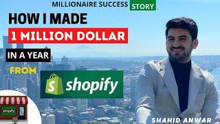 How I Made $1 Million In A Year On Shopify  Shahid anwar story  Millionaire #tiktok#dropshipping