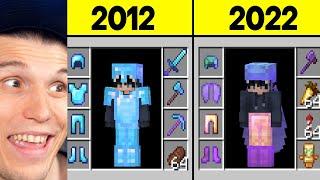 Paluten REAGIERT auf Minecraft 2012 vs. 2022 25 Unterschiede