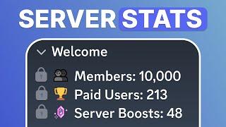 How To Setup Discord Server Stats