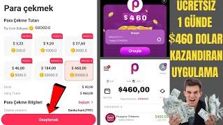 2 DAKİKADA 460$ DOLAR KAZANDIRAN MOBİL UYGULAMA - internetten para kazanma - para kazanma yolları