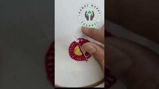 Mirrorwork tutorial  Hand embroidery designs  @Handi Works Channel ​