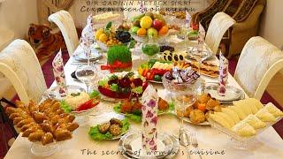 Holiday table prepared by an Azerbaijani woman alone for 2 days 10 kinds of blessings