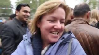 Foreigners in Pomegranade Festival in Goychay