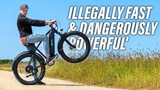 This Electric Bike is Illegally Fast & Dangerously Powerful DYU King E-bike review