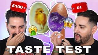 CHEAP VS EXPENSIVE Easter Egg Taste Test  The Welsh Twins