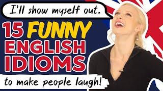 15 Funny English Idioms make people laugh + Free PDF & Quiz