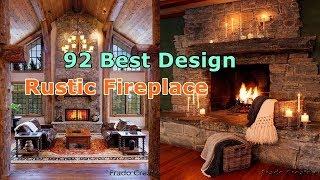 92 Best Rustic Fireplace - Design And Ideas
