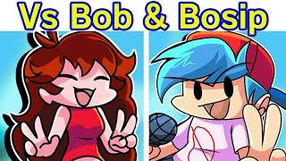 Friday Night Funkin - VS Bob & Bosip FULL WEEK + Cutscenes FNF ModHard Minecraft Lets Players