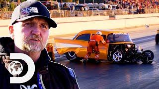 Jeff Lutz Loses Control & Collides Into A Wall In Terrifying Crash  Street Outlaws No Prep Kings