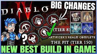 Diablo 4 - New Best MOST POWERFUL Build For ALL Classes - T8 Hordes & Class Pit Ranking in Season 5