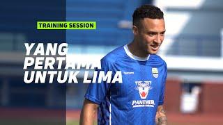 Mailson Lima Menikmati Latihan Perdananya di PERSIB  Training Sessions