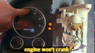 4 Common Problems Resulting to Engine Wont Start or Even CRANK.Man engine