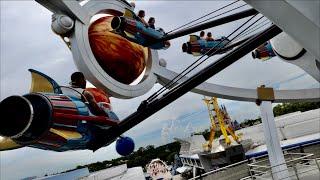 Magic Kingdom Astro Orbiter FULL Ride Experience in 4K  Walt Disney World Orlando Florida 2021