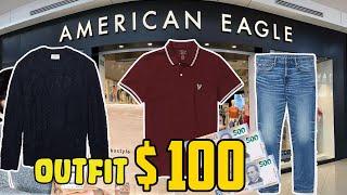COMPRANDO 1 OUTFIT CON $1000 - AMERICAN EAGLE -#outfitchallenge #modamasculina #outfit
