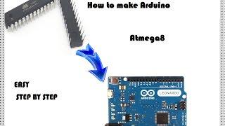 How to program an ATmega8 for using as Arduino.