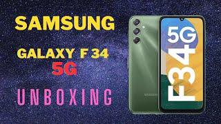 SAMSUNG GALAXY F34 5G UNBOXING