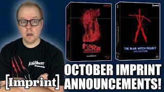 Imprint OCTOBER Announcements  Blair Witch And SUSPIRA Boxsets COMING