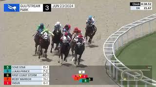 Gulfstream Park Carrera 3 - 23 de Junio 2024