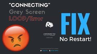 How to FIX Discord GREY SCREENConnecting LOOP 2021