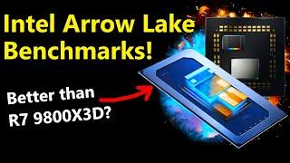 Intel Arrow Lake Benchmark Leak AMD R7 9800X3D in Trouble? + Lunar Lake Analysis