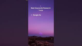 Best Keywords Research Tools - Increase Web Traffic & Sales with Keyword Research - Best  5 #shorts