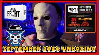 Rob Zombie Movies in ZOBIE FRIGHT September 2024 Horror Unboxing - HALLOWEEN House of 1000 Corpses