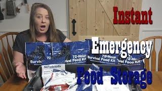 Instant Emergency Food Storage  4Patriots 1 Month Emergency Food Supply