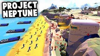 INCREDIBLE D-DAY MAP Project Neptune Invasion of Normandy Ravenfield Best Mods Gameplay