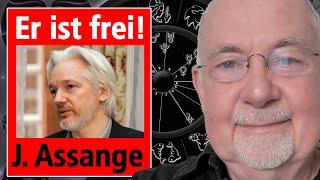 Julian Assange ist frei Horoskop des WikiLeaks-Gründers zeigt warum gerade jetzt...