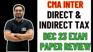 CMA INTER DTIDT PAPER REVIEW  CMA AKSHAY SEN  GYAN SAGAR CLASSES