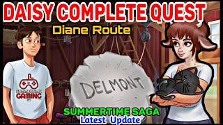 Daisy Complete Quest  Summertime Saga 0.20.1  Delmont case Dianes Route Gameplay