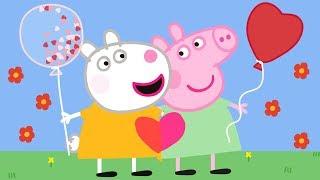 Love Friends - Peppa Pig and Suzy Sheep Valentines Day Special Family Kids Cartoon