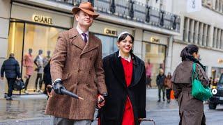 Couples Street Style in London - Cinematic Quality