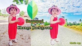 Easy Change Backgroun on SnapseedMobile AppSnapseed Tutorial