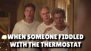 Daddys Home 2 2017 - Someone Fiddled With The Thermostat Scene