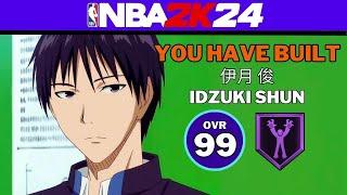 SHOT CREATING THREE LEVEL THREAT???  NBA 2K24 SHUN IZUKI BUILD  KUROKO NO BASKET IN NBA 2K24