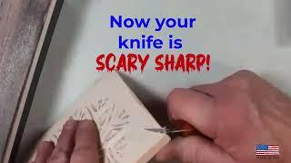 Scary Sharp Knife Sharpening Fast