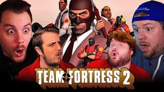 Reacting to Meet The Team   Team Fortress 2 Group Reaction